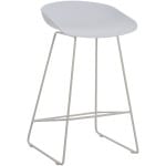 ΣΚΑΜΠΟ ΜΠΑΡ NAILA HM9299.01 ΛΕΥΚΟ ΜΕΣΑΙΟΥ ΥΨΟΥΣ 44x44x74Yεκ.