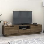 Έπιπλο τηλεόρασης Mensa  χρώμα καρυδί 180x35x43cm.