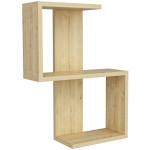 Ραφιέρα τοίχου Octa  χρώμα sapphire oak 45x16,4x60εκ. - Image 3