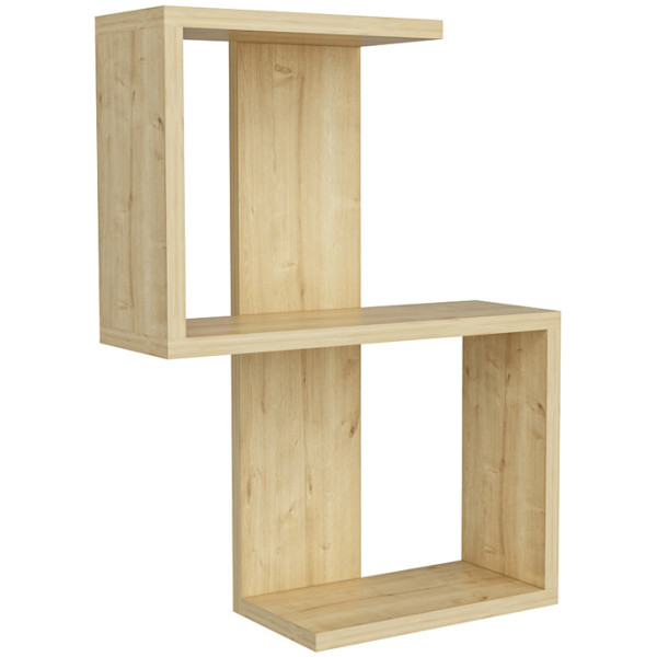 Ραφιέρα τοίχου Octa  χρώμα sapphire oak 45x16,4x60εκ. - Image 3