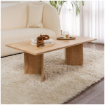 Τραπεζάκι σαλονιού Sabin  χρώμα sapphire oak 119x60x40εκ.