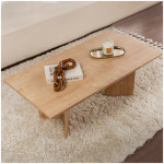 Τραπεζάκι σαλονιού Sabin  χρώμα sapphire oak 119x60x40εκ. - Image 2