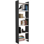 ΒΙΒΛΙΟΘΗΚΗ CLASSIKER HM9226.13 ΜΕΛΑΜΙΝΗΣ ΓΚΡΙ-ΛΕΥΚΟ 48,5x22x160Υεκ.