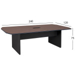 ΕΠΑΓΓΕΛΜΑΤΙΚΟ ΓΡΑΦΕΙΟ ΣΥΝΕΔΡΙΑΣΕΩΝ ROSEWOOD 240Χ120Χ75 HM2103.02 - Image 2