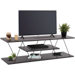 ΕΠΙΠΛΟ ΤΗΛΕΟΡΑΣΗΣ TARS HM8922.20 ΜΕΛΑΜΙΝΗ ΓΚΡΙ 120x32x33Yεκ.