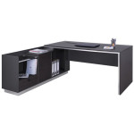 ΓΡΑΦΕΙΟ ΕΠΑΓΓΕΛΜΑΤΙΚΟ ΑΡΙΣΤΕΡΗ ΓΩΝΙΑ ROSEWOOD HM2112L 200X160X76Υ εκ.
