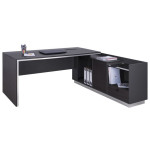 ΓΡΑΦΕΙΟ ΕΠΑΓΓΕΛΜΑΤΙΚΟ ΔΕΞΙΑ ΓΩΝΙΑ ROSEWOOD HM2112R 200X160X76Υ εκ.