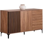 ΜΠΟΥΦΕΣ ΣΕΙΡΑ HARRY HM18006.01 ΜΕΛΑΜΙΝΗ ΦΥΣΙΚΟ ΞΥΛΟΥ-ΜΑΥΡΟ 180x40x92Υεκ.