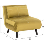 ΠΟΛΥΘΡΟΝΑ ΚΡΕΒΑΤΙ BRAXTON HM8425.23 ΒΕΛΟΥΔΟ ΛΑΔΙ 78x88x78Υεκ. - Image 2