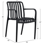 ΠΟΛΥΘΡΟΝΑ ΠΟΛΥΠΡΟΠΥΛΕΝΙΟΥ TIPPY HM5940.02 ΜΑΥΡΗ 55x55x81Υεκ. - Image 2