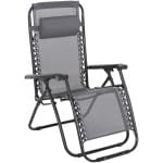 ΠΟΛΥΘΡΟΝΑ RELAX COMPANION HM5095.11 ΓΚΡΙ TEXTILENE-ΜΑΥΡΟ ΜΕΤΑΛΛΟ 67x145x110Υεκ.