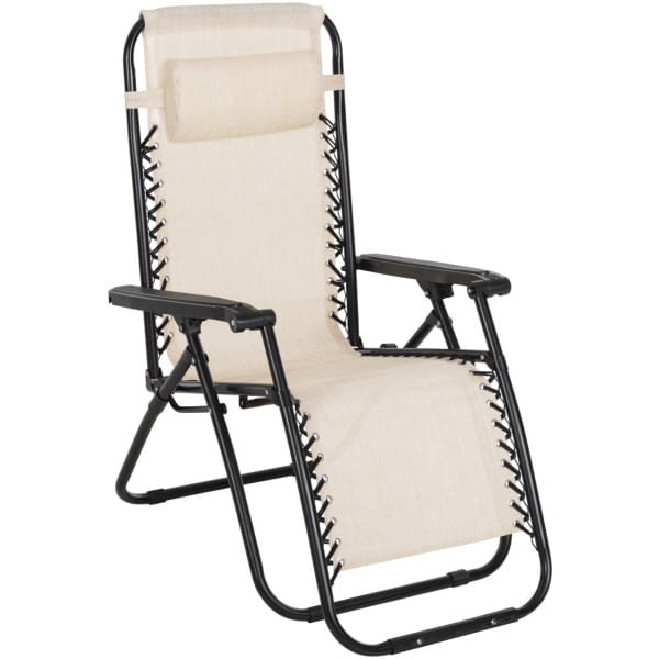 ΠΟΛΥΘΡΟΝΑ RELAX COMPANION HM5095.12 ΜΠΕΖ TEXTILENE-ΜΑΥΡΟ ΜΕΤΑΛΛΟ 67x145x110Υεκ. - Image 1