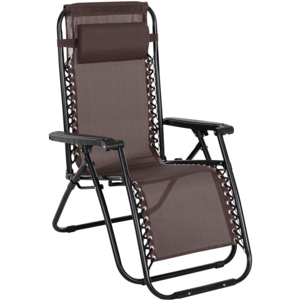 ΠΟΛΥΘΡΟΝΑ RELAX COMPANION HM5095.13 ΚΑΦΕ TEXTILENE-ΜΑΥΡΟ ΜΕΤΑΛΛΟ 67x145x110Υεκ. - Image 1