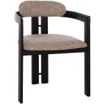 ΠΟΛΥΘΡΟΝΑ ΤΡΑΠΕΖΑΡΙΑΣ KALL HM18247.02 ΚΑΦΕ ΥΦΑΣΜΑ--PLYWOOD ΣΕ ΜΑΥΡΟ 56x45x73Υεκ