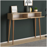 Κονσόλα μελαμίνης Napoli  χρώμα oak 90x29x88εκ. - Image 2