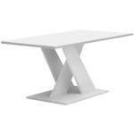 Τραπεζάκι σαλονιού Marcello  χρώμα λευκό 110x55x47εκ. - Image 3