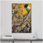Πίνακας σε καμβά "Elegant Woman"  ψηφιακής εκτύπωσης 50x75x3εκ. - Image 2