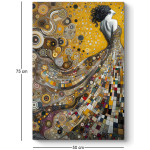 Πίνακας σε καμβά "Elegant Woman"  ψηφιακής εκτύπωσης 50x75x3εκ. - Image 3