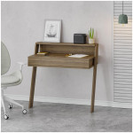 Γραφείο εργασίας Cowork  χρώμα ανοιχτό καρυδί 94x50x91εκ.