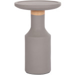 ΒΟΗΘΗΤΙΚΟ ΤΡΑΠΕΖΙ TRED(T) HM18169.03 FIBER CEMENT ΓΚΡΙ-ΦΥΣΙΚΟ RATTAN--Φ40x61Υεκ.