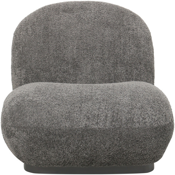 ΠΟΛΥΘΡΟΝΑ BEANY HM9591.01 ΓΚΡΙ ΜΠΟΥΚΛΕ ΥΦΑΣΜΑ 85x82x77Υ εκ. - Image 2