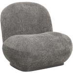 ΠΟΛΥΘΡΟΝΑ BEANY HM9591.01 ΓΚΡΙ ΜΠΟΥΚΛΕ ΥΦΑΣΜΑ 85x82x77Υ εκ.
