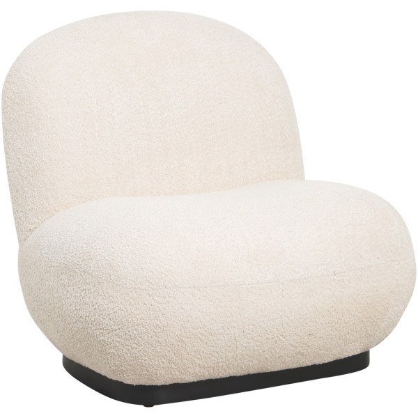 ΠΟΛΥΘΡΟΝΑ BEANY HM9591.06 ΕΚΡΟΥ ΜΠΟΥΚΛΕ ΥΦΑΣΜΑ 85x82x77Υ εκ. - Image 1