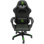 ΠΟΛΥΘΡΟΝΑ GAMING LOOT HM1204 ΜΑΥΡΟ-ΠΡΑΣΙΝΟ PVC & NYLON 60x60x120Υεκ.