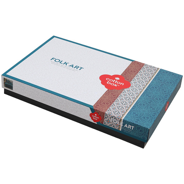 Σετ παπλωματοθήκη Ema Cotton Box 3 τμχ Μονή (160x220) χρώμα πετρόλ - Image 3