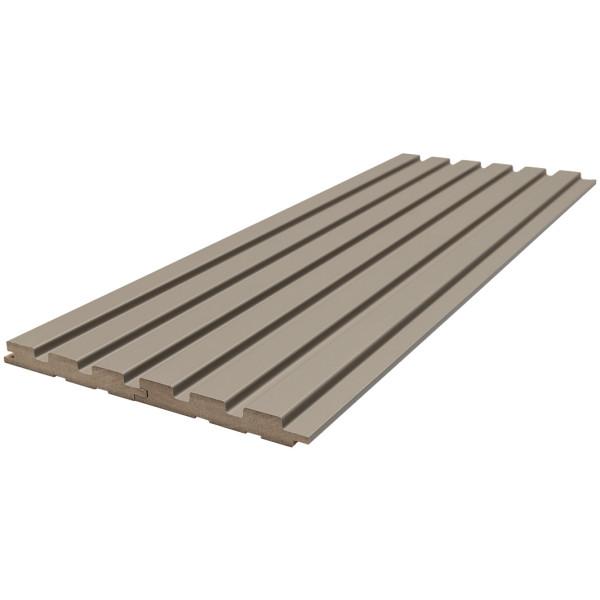 MDF PANEL ΜΕ 3D ΠΗΧΑΚΙΑ 506090 BEAT DL 16/119/2750mm SAND GREY NewPlan - Image 2