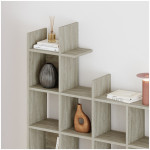 Βιβλιοθήκη Manco  χρώμα travertine 122x25,5x188εκ. - Image 2