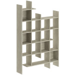 Βιβλιοθήκη Manco  χρώμα travertine 122x25,5x188εκ. - Image 3