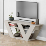 Έπιπλο τηλεόρασης Pipralla  χρώμα sandstone 110x30x40εκ.