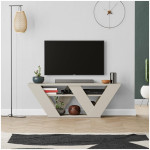 Έπιπλο τηλεόρασης Pipralla  χρώμα sandstone 110x30x40εκ. - Image 2