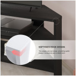 Έπιπλο τηλεόρασης γωνιακό Thales  χρώμα black wood 110x36x45εκ. - Image 3
