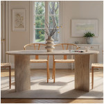 Τραπέζι Sablin  χρώμα travertine 180x89,5x75εκ. - Image 2