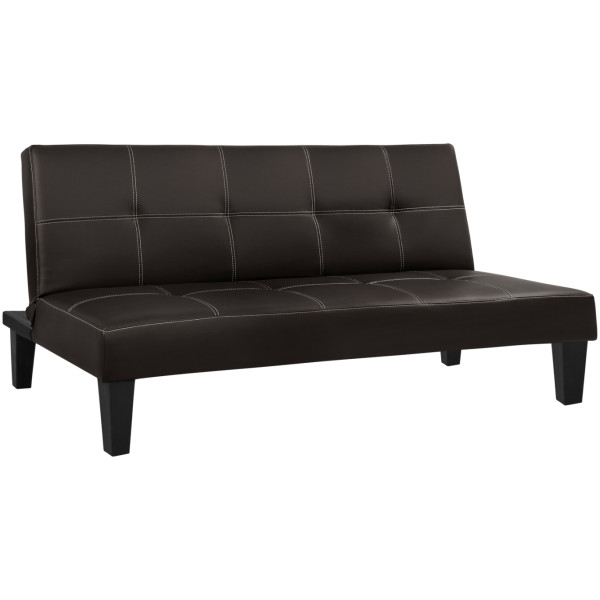 ΚΑΝΑΠΕΣ ΚΡΕΒΑΤΙ 3Θ HM3002.04 ΚΑΦΕ PU ΜΕ ΓΑΖΙΑ 186x90x82