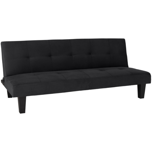 ΚΑΝΑΠΕΣ ΚΡΕΒΑΤΙ ODESSA HM3000.14 ΜΑΥΡΟ ΒΕΛΟΥΔΟ 180x83x75Y εκ.