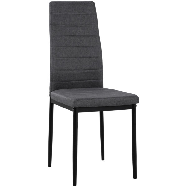 ΚΑΡΕΚΛΑ ΜΕΤΑΛΛΙΚΗ LADY HM0037.20 ΓΚΡΙ ΥΦΑΣΜΑ ΜΕΤΑΛΛΙΚΟ ΣΚΕΛΕΤΟ K/D 40x48x95