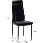 ΚΑΡΕΚΛΑ ΜΕΤΑΛΛΙΚΗ LADY HM0037.34 ΜΑΥΡΟ ΒΕΛΟΥΔΟ ME ΜΕΤΑΛΛΙΚΟ ΣΚΕΛΕΤΟ K/D - Image 2