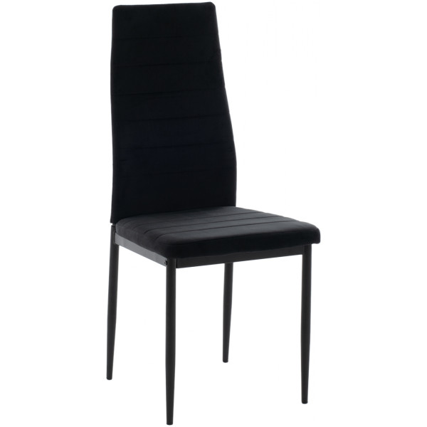 ΚΑΡΕΚΛΑ ΜΕΤΑΛΛΙΚΗ LADY HM0037.34 ΜΑΥΡΟ ΒΕΛΟΥΔΟ ME ΜΕΤΑΛΛΙΚΟ ΣΚΕΛΕΤΟ K/D