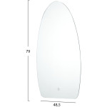 ΚΑΘΡΕΠΤΗΣ TOIXOY ΣΕΙΡΑ TORCH HM4496 ΧΩΡΙΣ ΠΛΑΙΣΙΟ-LED ΟΠΙΣΘΙΟΣ ΦΩΤΙΣΜΟΣ 48,5x79Υεκ. - Image 2