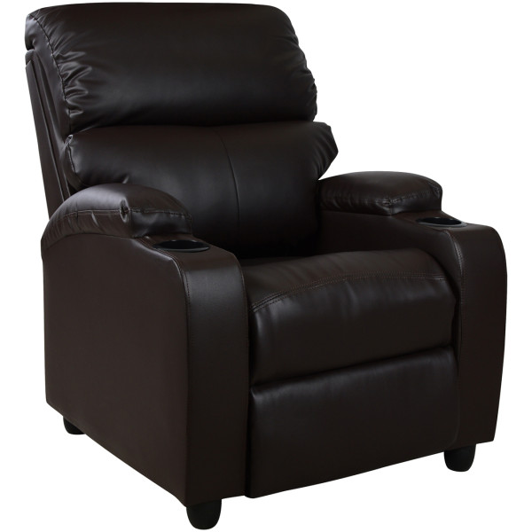 ΠΟΛΥΘΡΟΝΑ RELAX HM0122 PU ΚΑΦΕ 80x95x103Υ εκ. - Image 1