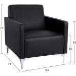 ΠΟΛΥΘΡΟΝΑ NELLIE HM3159.11 ΜΕ ΜΑΥΡΟ PU 64Χ71Χ71Υ εκ. - Image 2