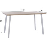 ΣΕΤ ΤΡΑΠΕΖΑΡΙΑΣ 5ΤΜΧ OFIRA HM10634 MDF TOP ΣΕ SONAMA--ΛΕΥΚΕΣ ΚΑΡΕΚΛΕΣ - Image 2