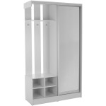 ΕΠΙΠΛΟ ΕΙΣΟΔΟΥ ΜΕ ΣΥΡΟΜΕΝΗ ΝΤΟΥΛΑΠΑ Κ ΚΑΘΡΕΦΤΗ DULCE ΛΕΥΚΟ HM2424.03 118x45x210 εκ.