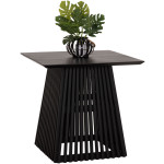 ΤΡΑΠΕΖΙ ΤΡΑΠΕΖΑΡΙΑΣ ΤΕΤΡΑΓΩΝΟ FRANTZ HM9458.02 MINDI ΞΥΛΟ ΜΑΥΡΟ 80x80x78Yεκ.