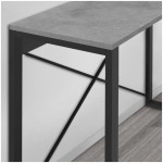 Κονσόλα Archie  χρώμα γκρι ρετρό - μαύρο 110x35x75εκ. - Image 3