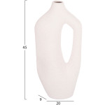 ΕΠΙΤΡΑΠΕΖΙΟ ΚΕΡΑΜΙΚΟ ΔΙΑΚΟΣΜΗΤΙΚΟ ΣΕΙΡΑ ARKEN HM4622.01 ΚΡΥΣΤΑΛΛ.ΥΠΟΛΕΥΚΟ 22.5x7.5x34Υεκ - Image 2