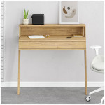 Γραφείο εργασίας Cowork  χρώμα sapphire oak 94x50x91εκ. - Image 3